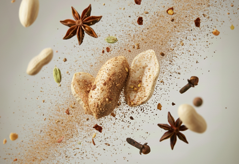 Karamellisierte Erdnüsse mit Gewürzen