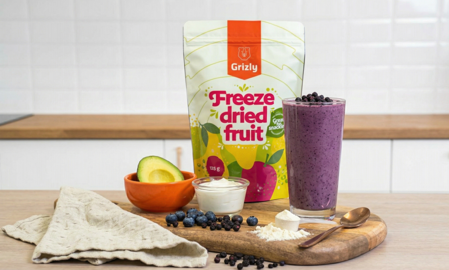 Blaubeer Protein Smoothie Rezept Grizly