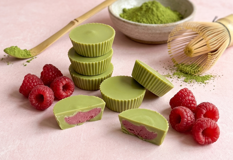 Detail Mini-Waffelhörnchen