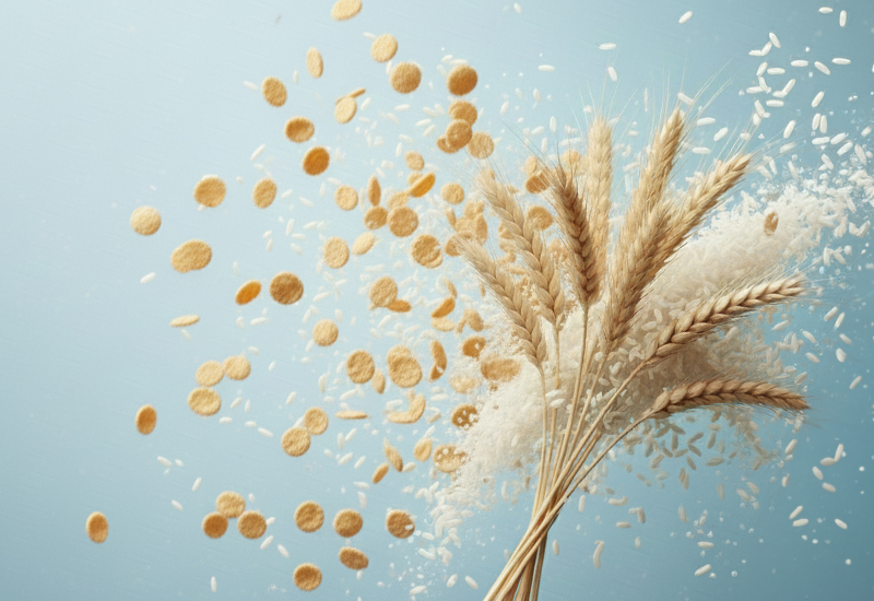 Ketchupflasche und Tomaten