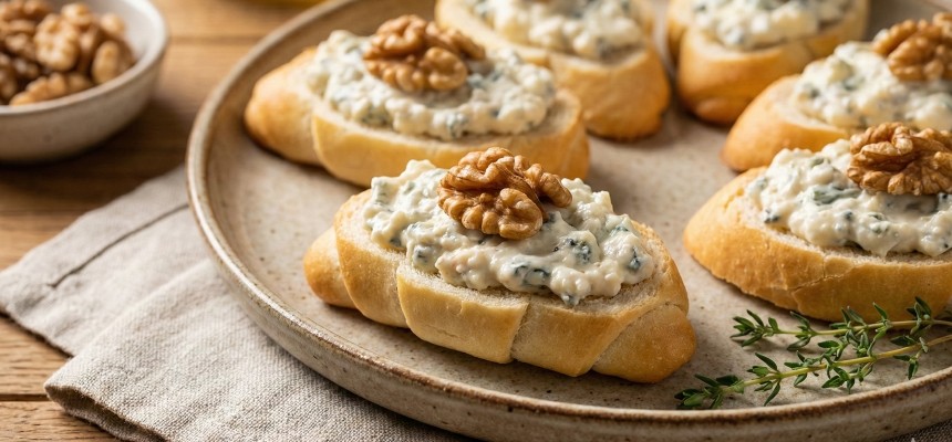 Blauschimmelkäse-Aufstrich Rezept Grizly