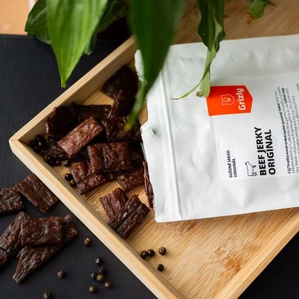Rindjerky Grizly, Trockenfleisch