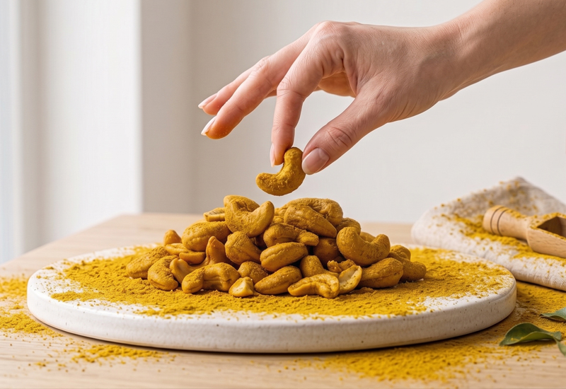 Cashews mit Curry