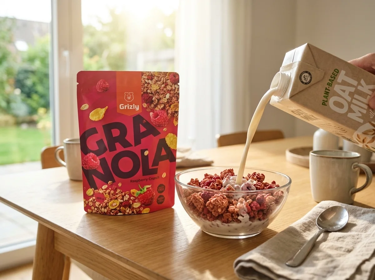 Frühstücks-Granola-Bowl