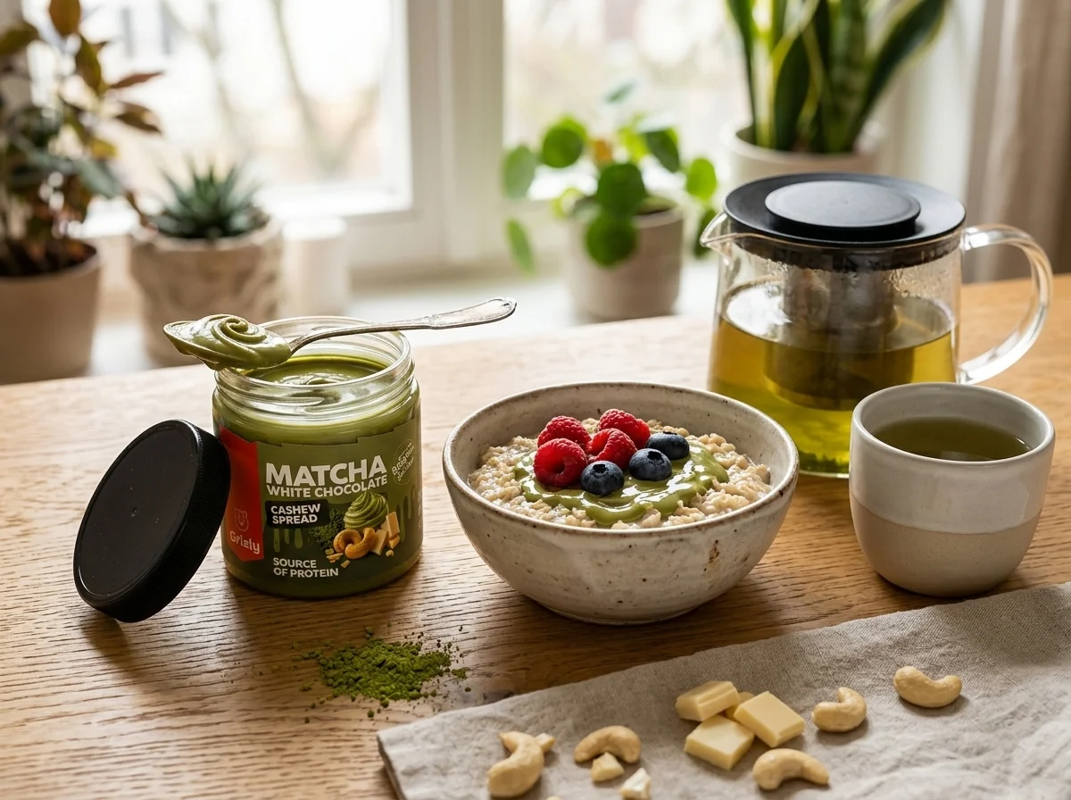 Frühstück mit Cashewcreme