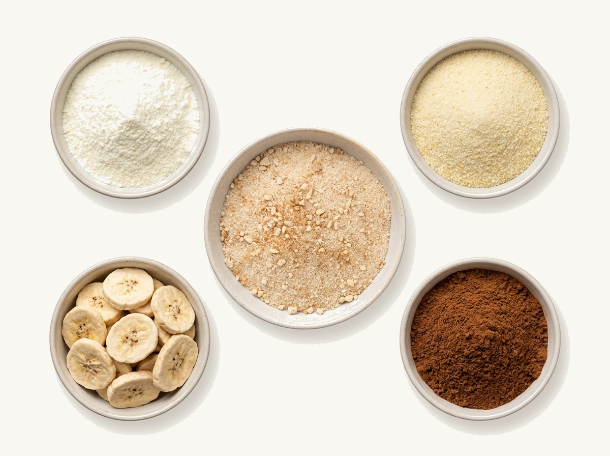 Packung Bananen-Porridge