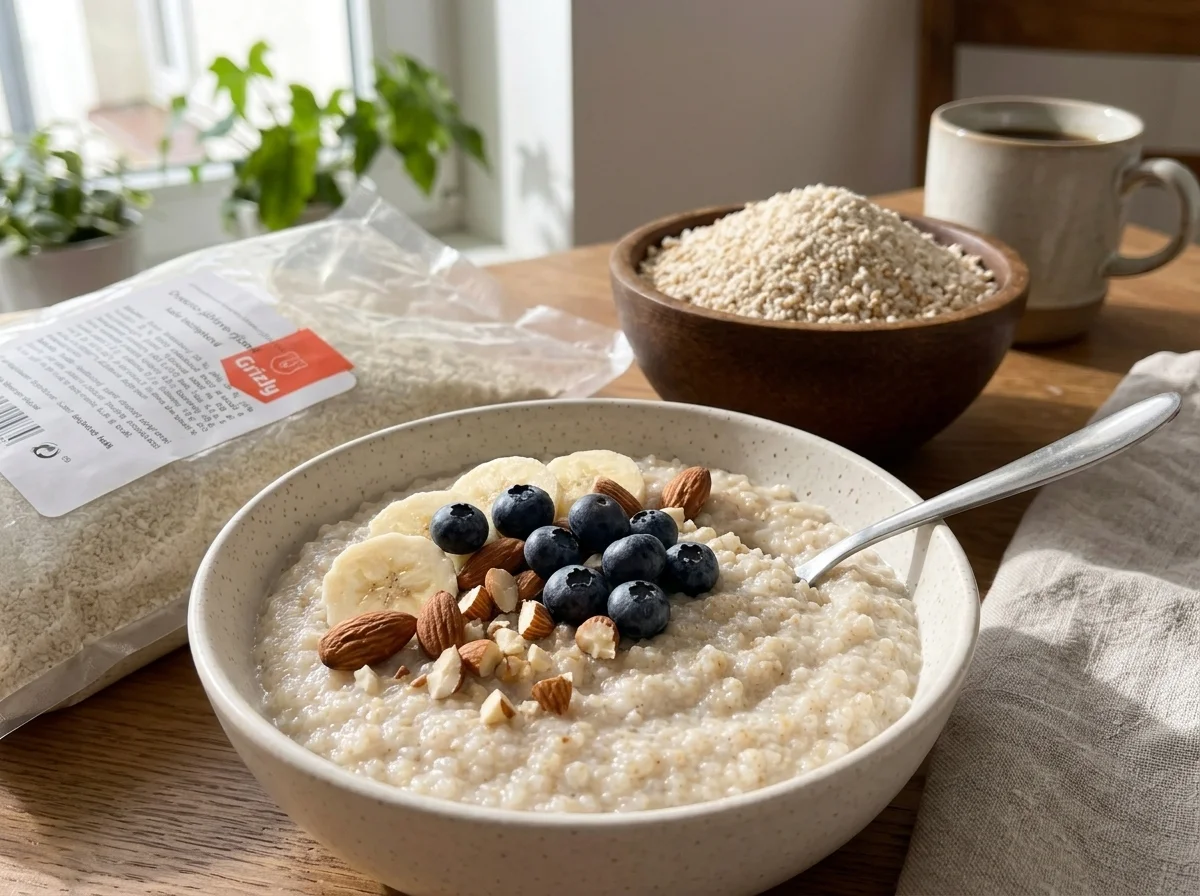 Fertiger Porridge in der Schale