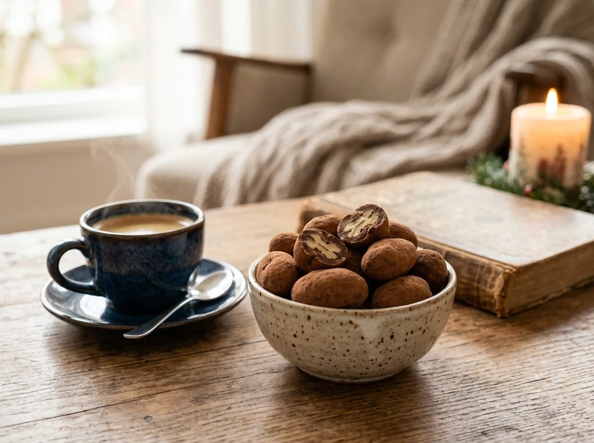 Trüffel zum Kaffee