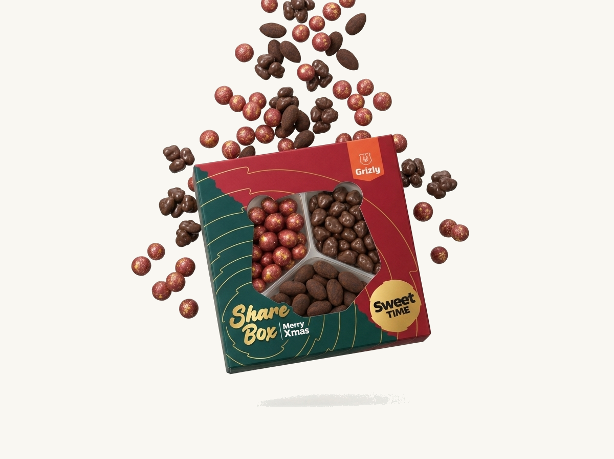 Fallender Weihnachtsmix