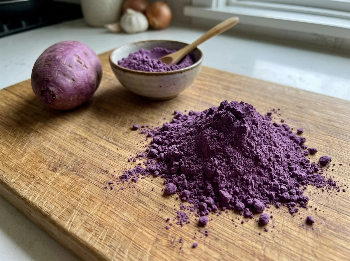 Ube latte Pancakes