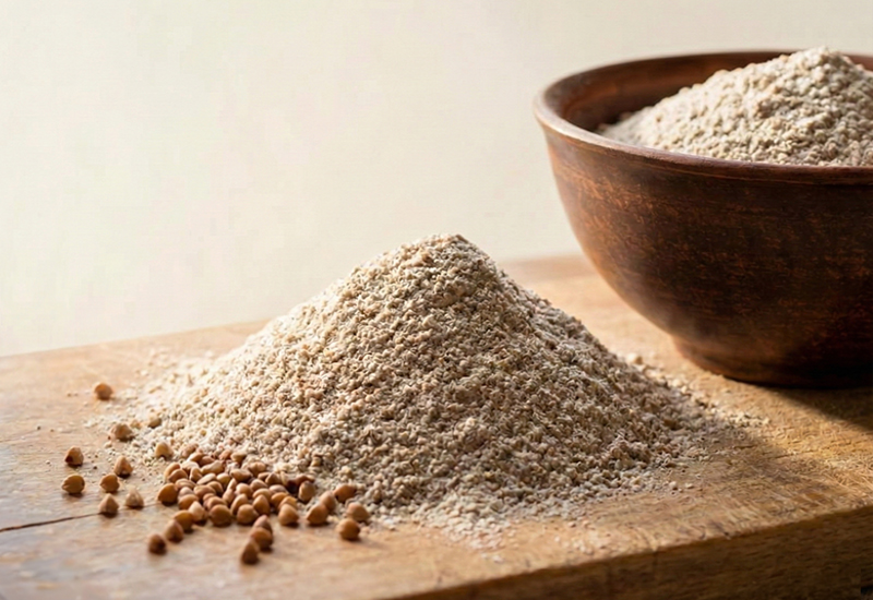 Ketchupflasche und Tomaten