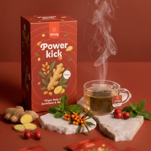 Ingwertee Power Kick Grizly