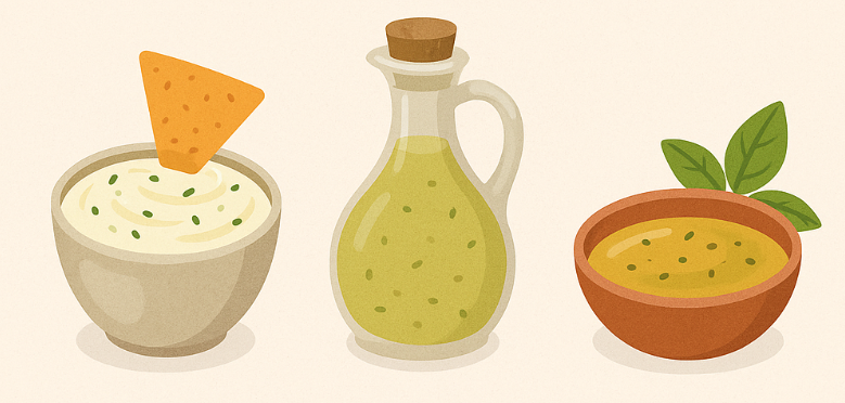 Soßen, Dressings, Vinaigrettes – Rezepte von Grizly