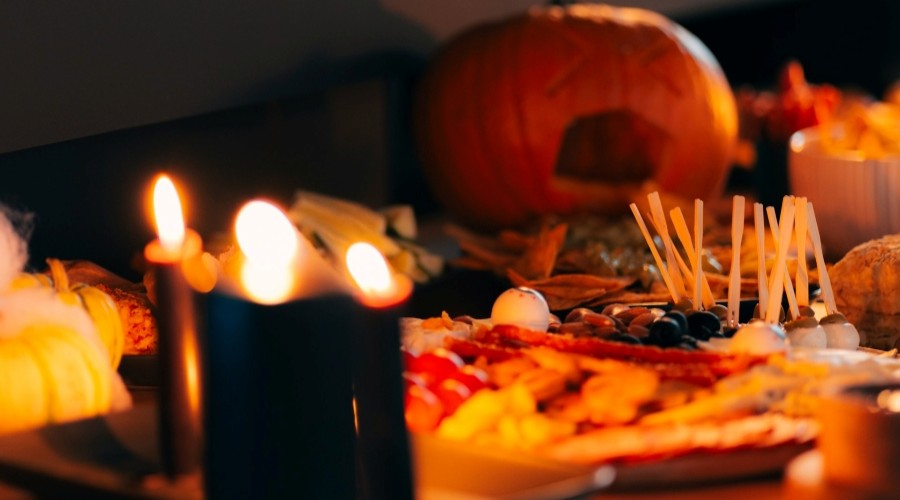 Halloween Tischdekoration Grizly