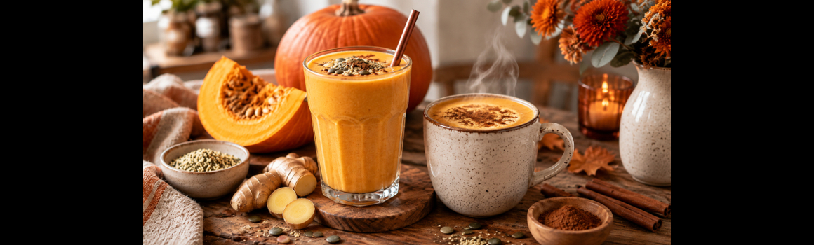 Kürbis-Smoothie mit Ingwer: Rezept kalt und warm