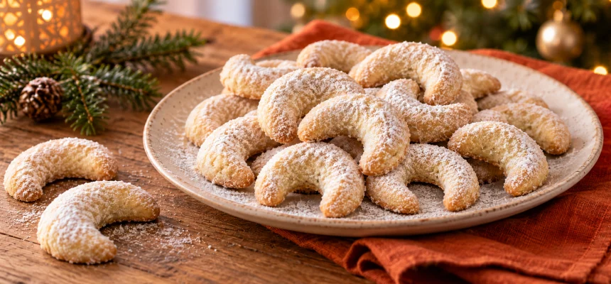 Vanillekipferl: Klassisches Rezept mit Mandeln - mürbe und ohne Ei