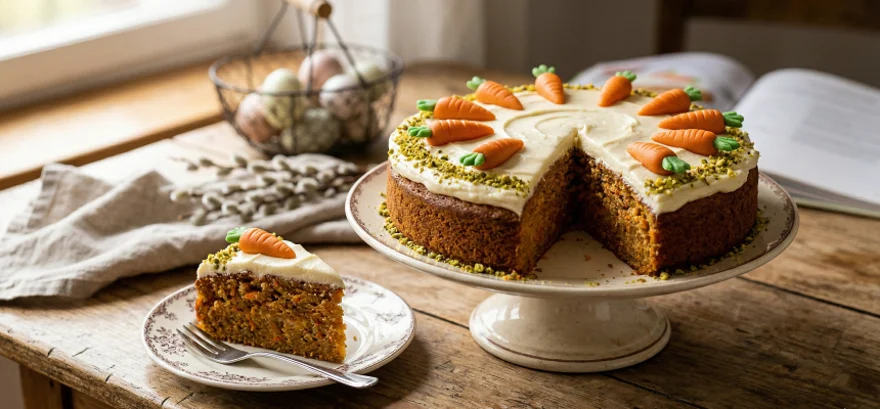 Rüblitorte – Rezept für den traditionellen Schweizer Karottenkuchen