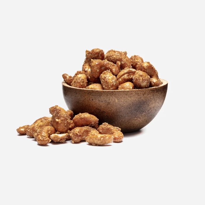 Cashewkerne in Salzkaramell mit Honig