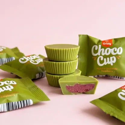 Choco Cups Matcha Chocolate & Raspberry