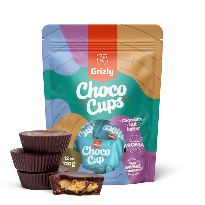 Choco Cups Zartbitterschokolade & Pistazien