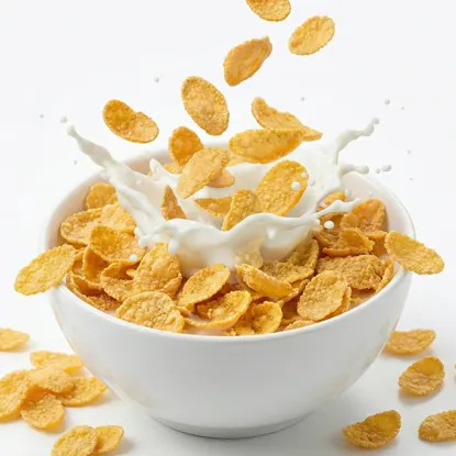 Corn Flakes mit Vitaminen und Eisen