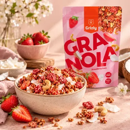 Erdbeer-Granola