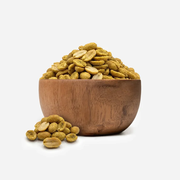 Erdnüsse geröstet mit Chili und Senf