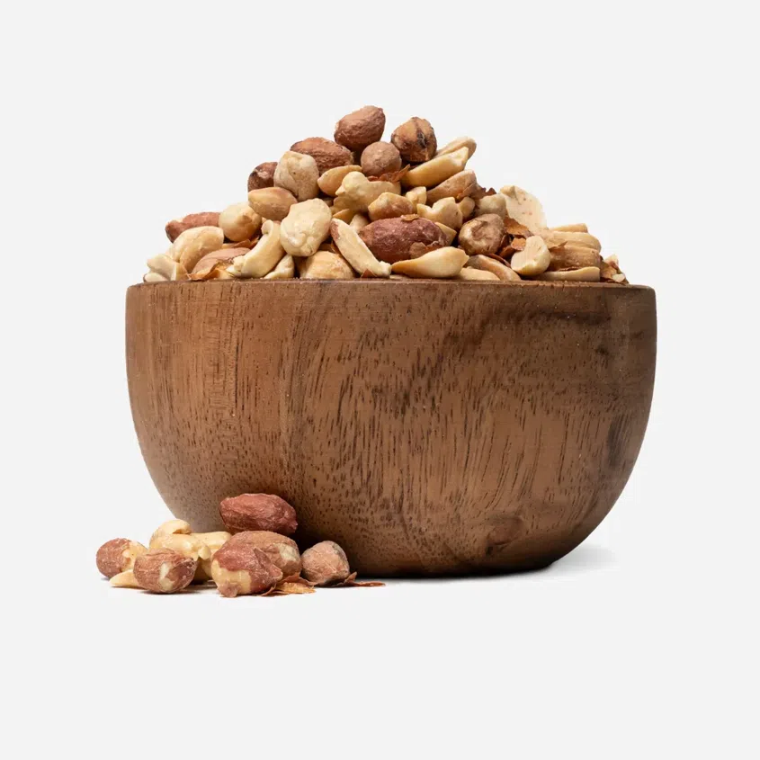 Erdnüsse in der Haut geröstet & gesalzen