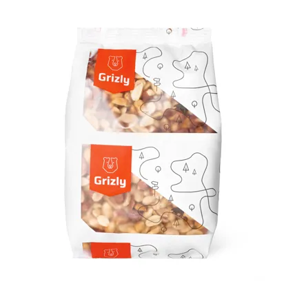 Erdnüsse in der Haut geröstet & gesalzen