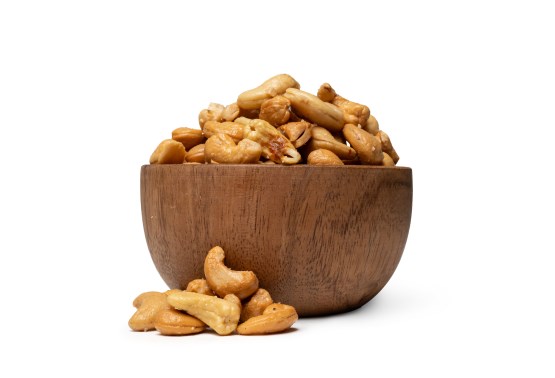 Frittierte gesalzene Cashews