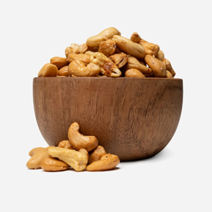 Frittierte gesalzene Cashews