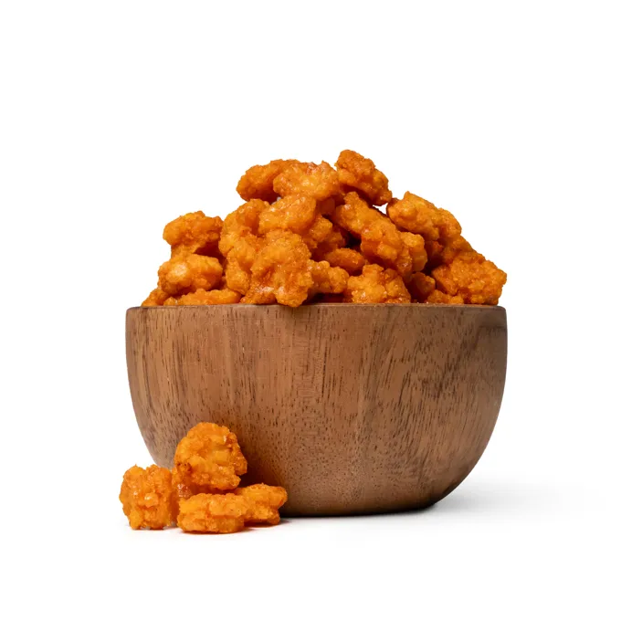 Frittierte Reis-Cracker chilli