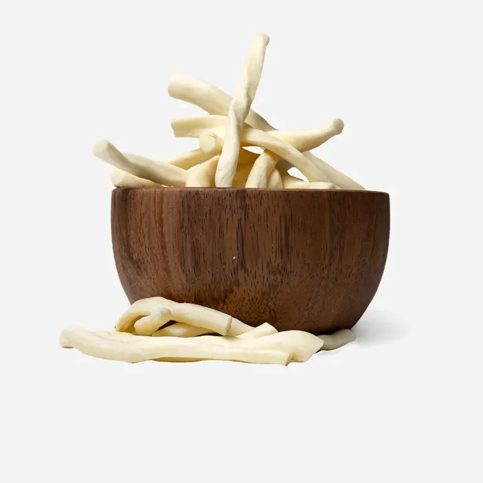 Gefriergetrocknete gedämpfte Käsefäden natur