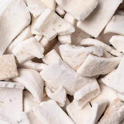 Gefriergetrocknete Kokosnuss Chips