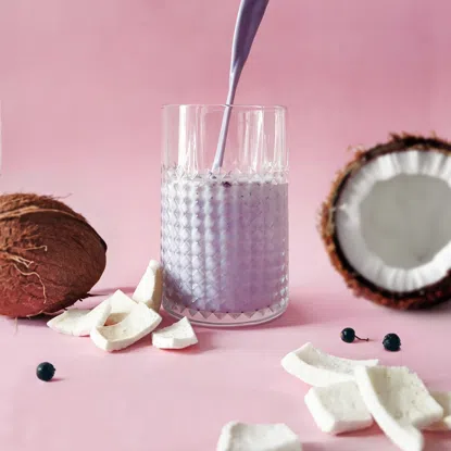 Gefriergetrocknete Kokosnuss Chips