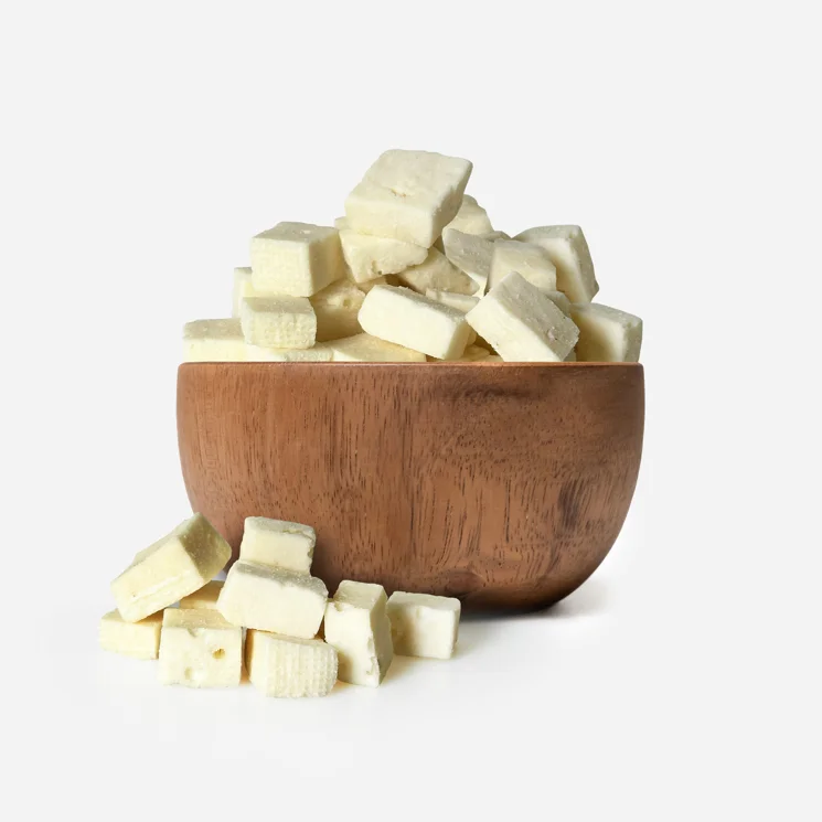 Gefriergetrockneter Ziegenkäse