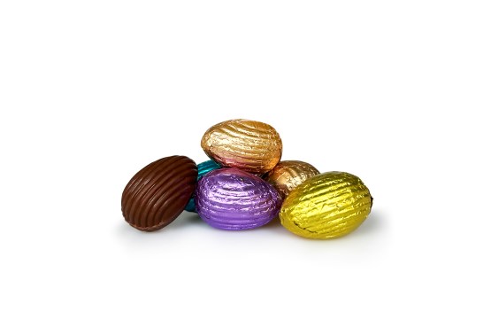 Gefüllte Milchschokoladen-Eier