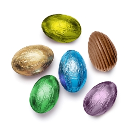 Gefüllte Milchschokoladen-Eier