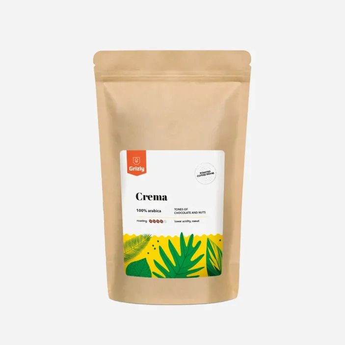 Geröstete Bohnenkaffee Crema