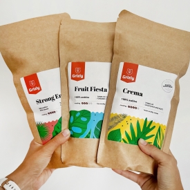 Geröstete Bohnenkaffee Fruit Fiesta