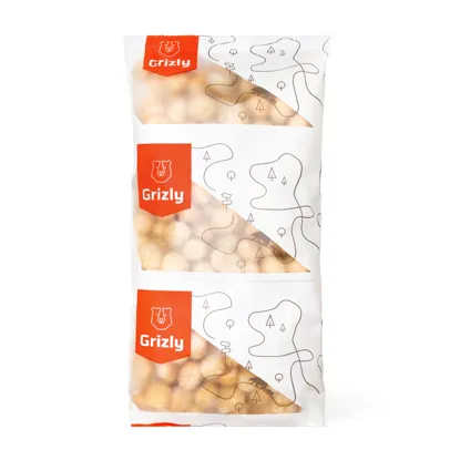 Geröstete und gesalzene Macadamianüsse