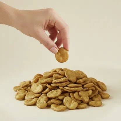 Gesalzene Bohnenchips