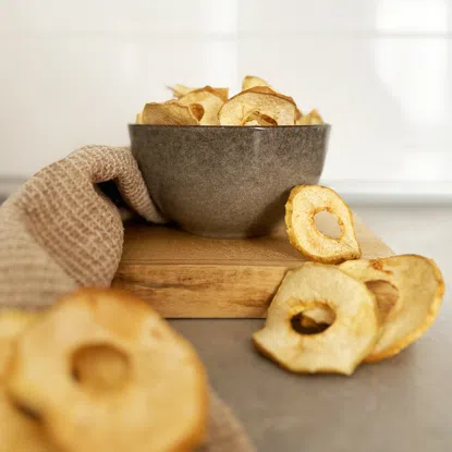 Getrocknete Apfelringe ohne Kerngehäuse BIO