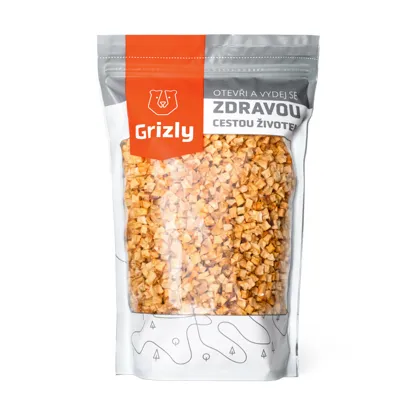 Getrocknete Apfelwürfel