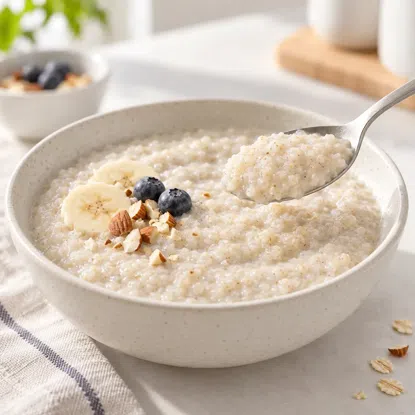 Glutenfreier Hafer-Hirse-Reis-Instantbrei