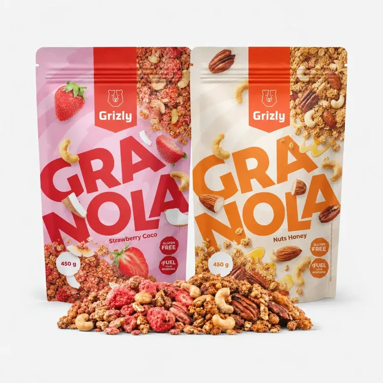 Granola Duo Erdbeere & Nüsse