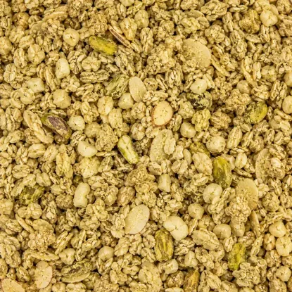 Granola mit Protein, Pistazien und weiße Dattelschoko 6 x 450 g