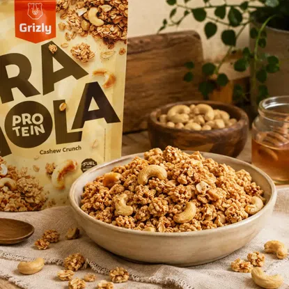 Granola mit Protein und Cashewkernen 6 x 450 g