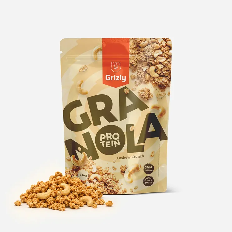 Granola mit Protein und Cashewkernen 6 x 450 g