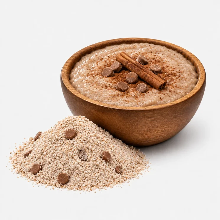 Grießbrei ohne Kochen mit Zimt